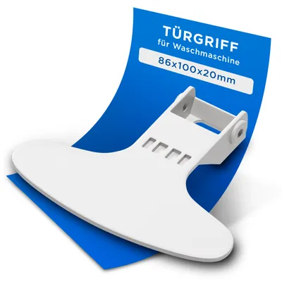 Produktbild von Türgriff passend wie Beko 2821580100 weiß Griff für Waschmaschine