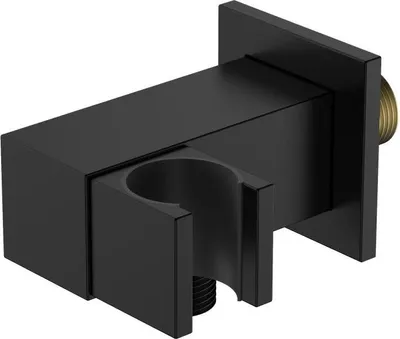 Produktbild von Avapax | Winkelanschluss - Schwarz Matt - Messing - G1/2 - Cube Apcu131311