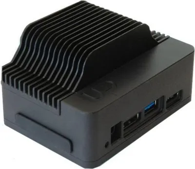 Immagine prodotto di UP Core Plus: alloggiamento in metallo senza ventola con montaggio VESA/DIN