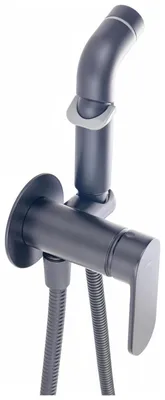 Produktbild von Avapax | Bidetarmatur - Schwarz Matt - Mit Schlauch Und Handbrause - Keramikkartusche 25 Mm - Unterputzmontage