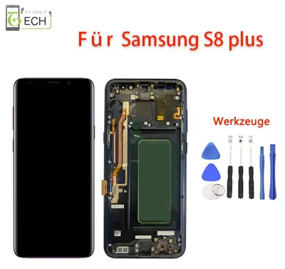 Produktbild von Für Samsung Galaxy S8 Plus G955F LCD Display (OLED) mit Rahmen Touch Screen