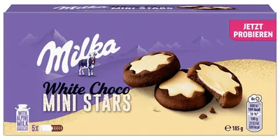 Produktbild von Milka Mini Stars White Choco 185g