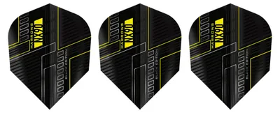 Produktbild von Harrows - Dart Flights "NX90", Federn 3er-Pack PP4721 (Einheitsgröße) (Schwarz)