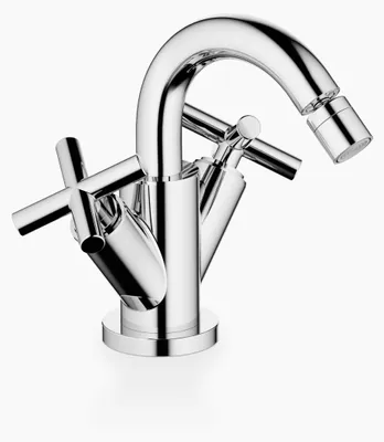 Produktbild von Dornb Einloch-Bidetbatterie TARA mit Ablaufgarnitur Ausladung 124mm chrom