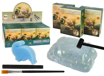 Produktbild von Leantoys Muschelausgrabungsset Drei Modelle Überraschung