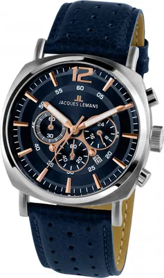 Image de Jacques Lemans Lugano 1-1645I Chronographe pour hommes Classique et simple