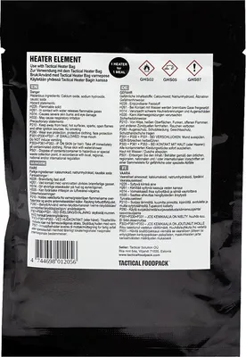 Image de Capsule auto-chauffante TACTICAL FOODPACK HEATER ELEMENT Uni