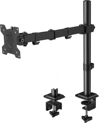 Immagine prodotto di Braccio porta-monitor per uso ufficio - per schermi da 13 a 27 pollici - singolo - nero - acciaio