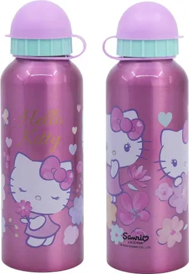 Produktbild von Hello Kitty Kinder Aluminium Wasserflasche Trinkflasche Flasche 530 ml