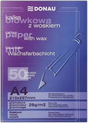 Image de Papier à lettres DONAU A4, violet, 50 feuilles