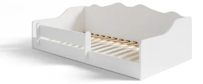 Obrázok produktu pre Montessori detská postieľka na podlahu 160x80 bez matraca, biela, EMMA