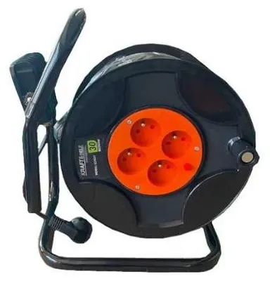Obrázek produktu pro Prodlužovací kabel na bubnu 30 m s LED světlem Kraft&Dele KD4037