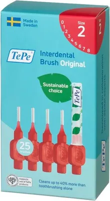 Image de TEPE MK Coude 0,5 mm rouge 25 pièces