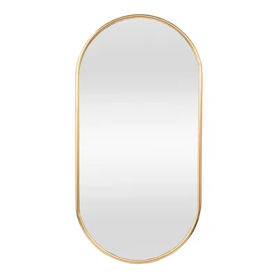Productafbeelding van And OutdoorMatch Spiegel Zizi – Hangspiegel – 40 x 80 cm – goudkleurig – Spiegels voor het hele lichaam – elegant design