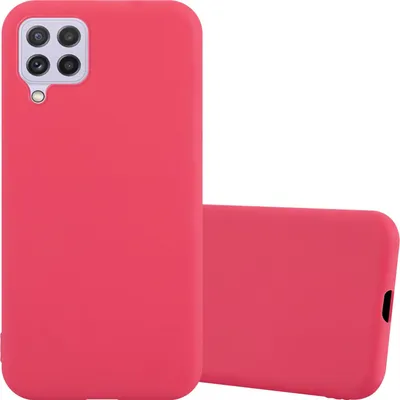 Produktbild von Cadorabo Hülle für Samsung Galaxy A22 4G / M22 / M32 4G Schutzhülle in Rot Handyhülle TPU Silikon Etui Case Cover