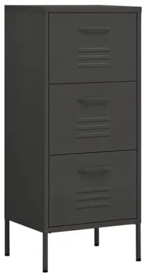 Obrázek produktu pro vidaXL Úložná skříň Antracit 42,5x35x101,5 cm Ocel