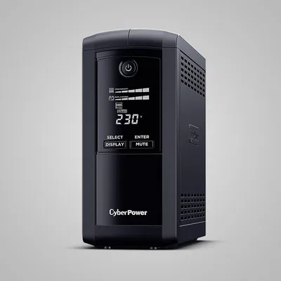 Immagine prodotto di CyberPower Tracer III VP1000ELCD-FR uninterruptible power supply (UPS) Line-Interactive 1 kVA 550 W 4 AC outlet(s)
