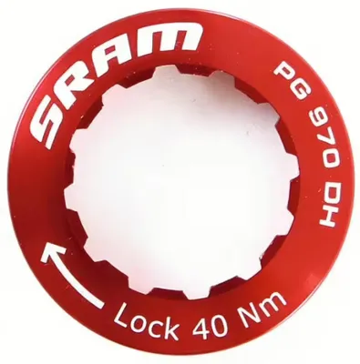 Immagine prodotto di Ghiera Sram PG990, PG970 DH 11 denti, alluminio, rosso, 11.2415.022.000