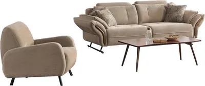 Obrázek produktu pro Sofas Sofagarnitur Wohnlandschaft Wohnzimmergarnitur Polstergarnitur Sofa Sessel