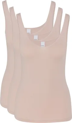 Produktbild von Speidel 3er Pack Softfeeling Unterhemd / Top Hochwertige Baumwoll-Qualität für besten Tragekomfort, Klassischer Rundhalsausschnitt für vielseitige Style-Optionen, Besonders glatt durch nahtlose Verarbeitung