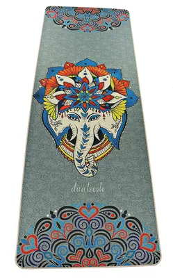 Zdjęcie produktu dla Mata do jogi wykonana z juty i naturalnej gumy, wymiary: 183 x 68 cm