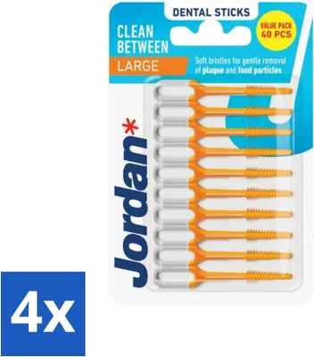 Obrázek produktu pro Jordan Sticks Clean Between Large 40 kusů - hodnotné balení - 4 kusy