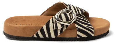 Produktbild von Lazamani Kaja Damen Pantoletten Zebra Größe 36