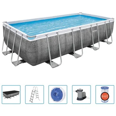Zdjęcie produktu dla Zestaw basenowy Bestway Power Steel Rechteckig 549x274x122 cm