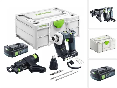 Immagine prodotto di Festool DURADRIVE DWC 18-4500 Avvitatore a batteria per edilizia 18 V 14 Nm brushless + 1x batteria ricaricabile 3,0 Ah + systainer - senza caricabatterie