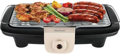 Obrázek produktu pro Tefal BG90C8, Černá, Světle hnědošedá, Termoplastik, Stolní, Rošt, 370 x 235 mm, 1 zóna/zón