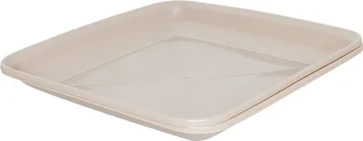 Produktbild von MICHELINO Praktisches 2-teiliges Mehrweg Kunststoffteller-Set: Ideal für den täglichen Gebrauch Beige