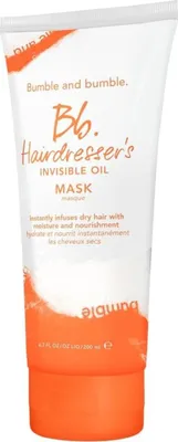 Produktbild von Bumble And Bumble Hairdresser's Invisible Oil Hydrating Hair Mask, 200 ml, Frauen, Alle Haare, Alle Farben, Feuchtigkeitsspendend, Weichmachend, Tube