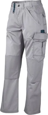 Produktbild von Herren  Arbeitslatzhose Latzhose Arbeitshose Hose Profi Arbeitskleidung Hellgrau 58