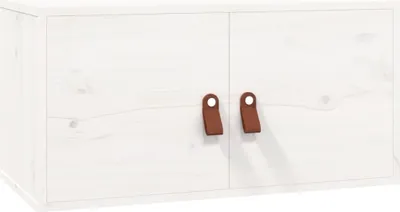 Obrázek produktu pro vidaXL Nástěnná skříňka bílá 60x30x30 cm Masivní borovicové dřevo