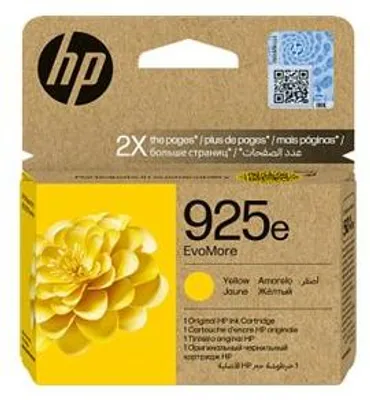Produktbild von HP 925e EvoMore Gelb Original Druckerpatrone, Hohe (XL-) Ausbeute, Gelb, 1 Stück(e), 800 Seiten, Einzelpackung