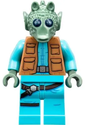 Produktbild von LEGO Minifigur Greedo (with Belt on Torso) – Star Wars (sw0898) – neu