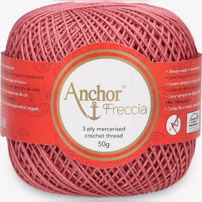 Image de Anchor Freccia 6 – Fil de coton fin pour les projets au crochet (couleur 00895)