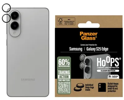 Immagine prodotto di PanzerGlass ® Hoops® Protezione lente fotocamera trasparente Samsung S25 Edge