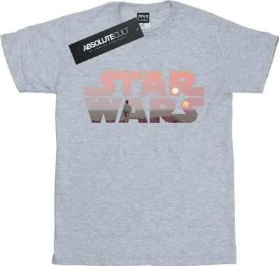 Immagine prodotto di Star Wars - Maglietta "Tatooine" da uomo BI713 (L) (Grigio)