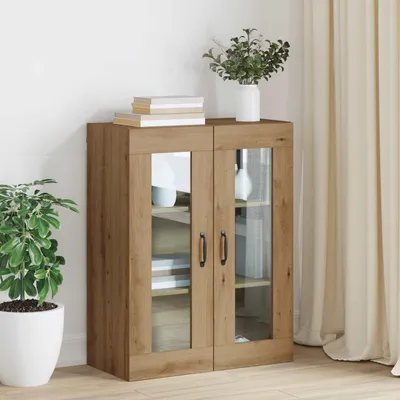 Image de Armoire de rangement vidaXL en chêne Artisan 69,5 x 34 x 90 cm