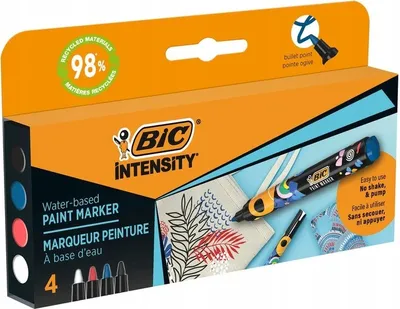 Produktbild von BIC Permanent-Marker Intensity 4er Kartonblister