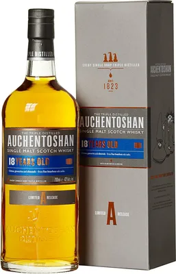 Produktbild von Auchentoshan 18 Jahre Single Malt Scotch Whisky Triple Distilled | 43 % vol | 0,7 l