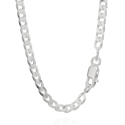 Produktbild von 925 Sterling Silber Kette Panzerkette 60cm Königskette 3,20mm Breit 12,08g 5207