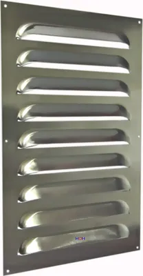 Produktbild von Lüftungsgitter LG 2535 GLA Lamellengitter Alu F1 250 x 350mm Zuluft Abluftgitter