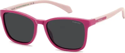 Produktbild von Polaroid Kinder PLD 8077/S Pink 49/15/130 JUNIOR Sonnenbrillen