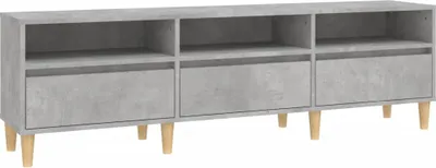 Obrázek produktu pro vidaXL TV skříňka betonová šedá 150x30x44,5 cm odvozený dřevěný výrobek