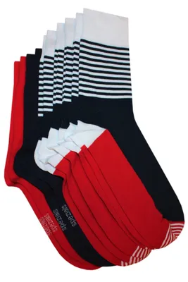 Produktbild von Herren Basic Socken 5-er Pack aus Baumwolle Modern Bunt Größe 47-48