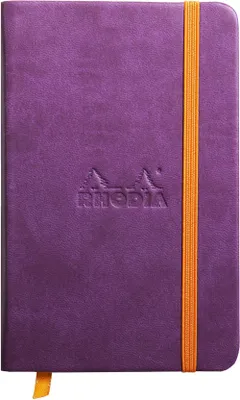 Produktbild von Rhodia 118650C, Einfarbig, Violett, A6, 96 Blätter, 90 g/m², Liniertes Papier