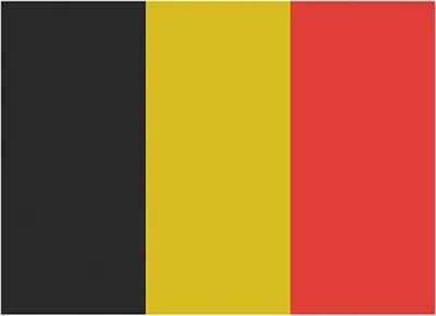 Produktbild von Fahne Belgien / 90 x 150 cm - Farbe: Belgium - Größe: 90 x 150 cm