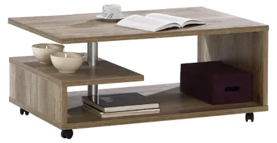 Productafbeelding van Forte BAILEY salontafel 100 110, moderne salontafel, woonkamertafel, houtproduct